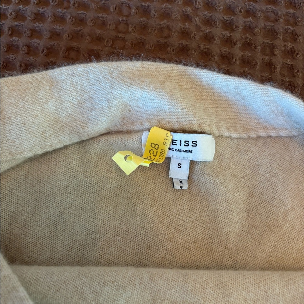 Reiss Light Tan Cashmere Knit
